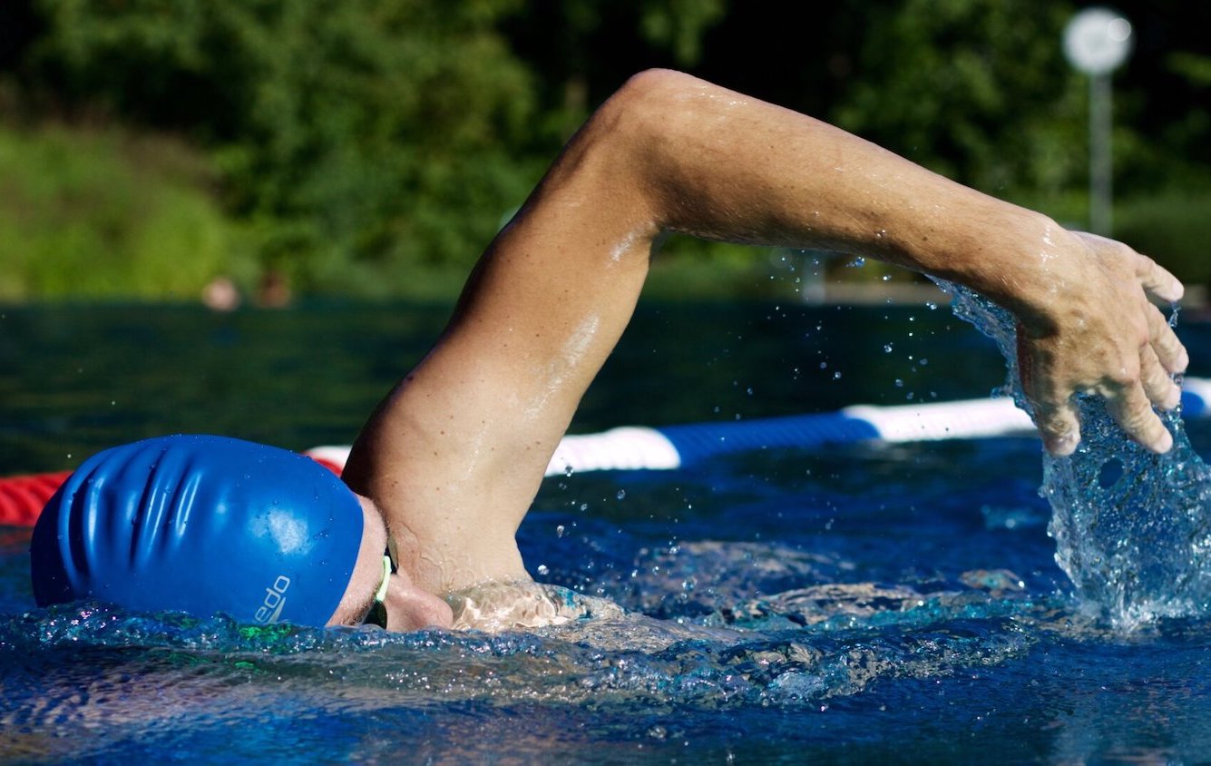 SolRX sunscreen is best for swimmers. SolRX has waterproof and long lasting uva/uvb protection. 