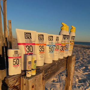 SolRX Sunscreen is a complete line of waterproof, long lasting, broad spectrum sunscreens. SolRX Sport Sunscreen is the best for athletes.