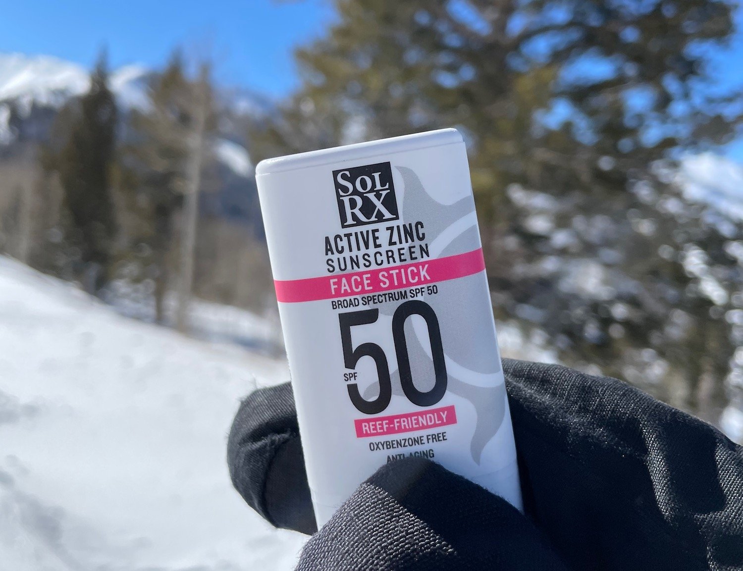 SolRX Sunscreen Stick is broad spectrum and made with zinc.