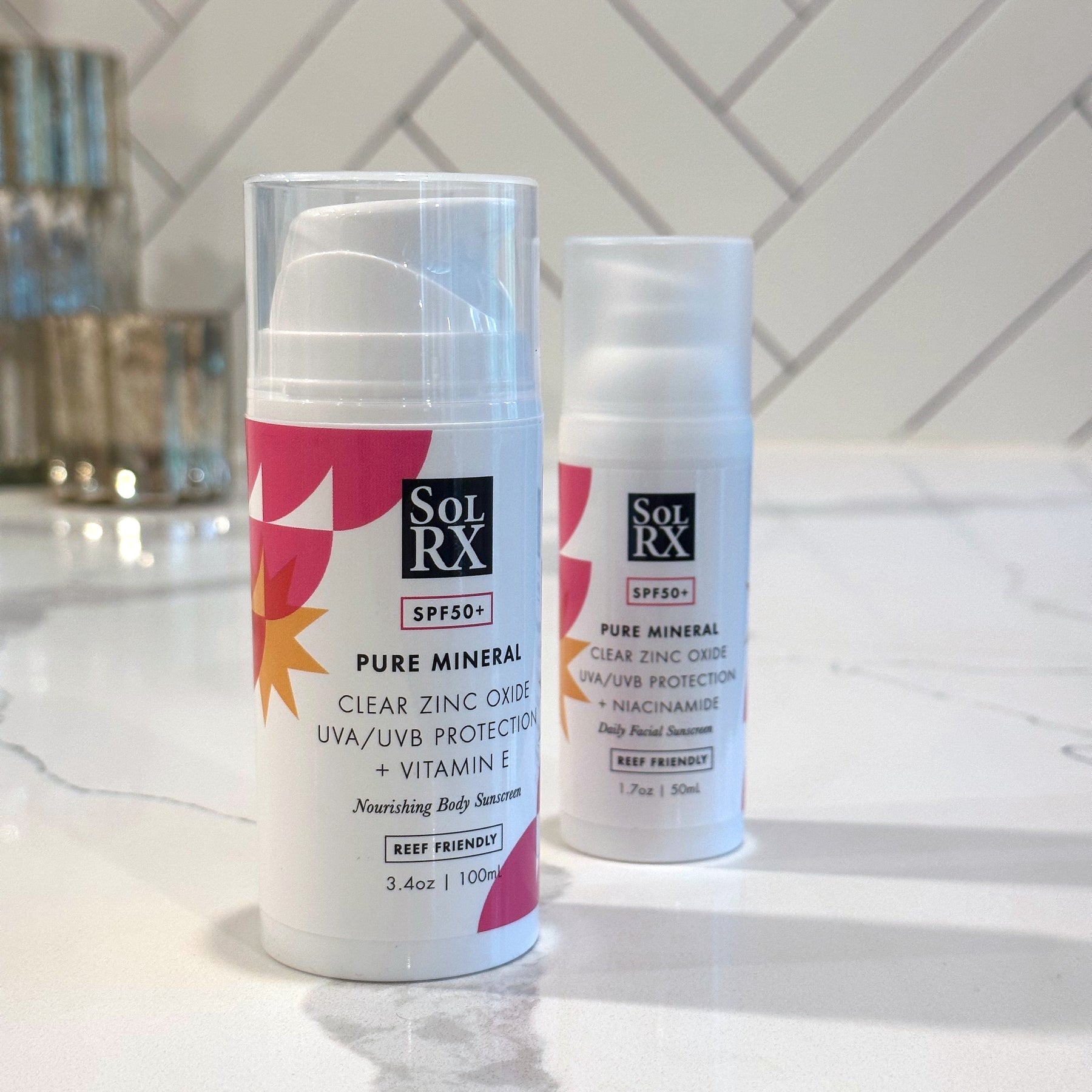 SolRX PURE MINERAL SPF 50 Nourishing Body Sunscreen + Vitamin E 3.4 oz ...